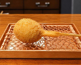Dinner at kushikatsu daibon (串かつ だいぼん)