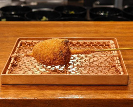 Dinner at kushikatsu daibon (串かつ だいぼん)
