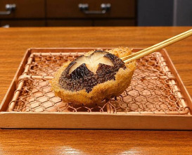 Dinner at kushikatsu daibon (串かつ だいぼん)