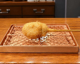Dinner at kushikatsu daibon (串かつ だいぼん)