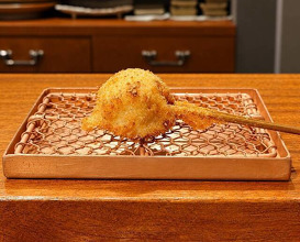 Dinner at kushikatsu daibon (串かつ だいぼん)