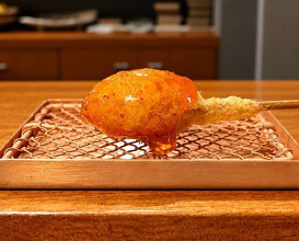 Dinner at kushikatsu daibon (串かつ だいぼん)