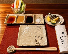 Dinner at kushikatsu daibon (串かつ だいぼん)