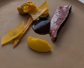 Dinner at ESqUISSE (エスキス)