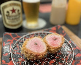 Dinner at Tonkatsu Fujii (とんかつ ふじ井)