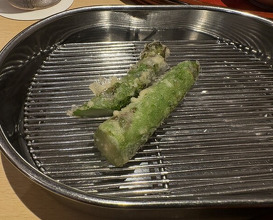 Dinner at Tempura Fukamachi (てんぷら 深町)