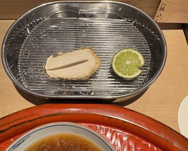 Dinner at Tempura Fukamachi (てんぷら 深町)