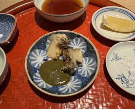 Dinner at Tempura Fukamachi (てんぷら 深町)