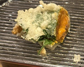 Dinner at Tempura Fukamachi (てんぷら 深町)