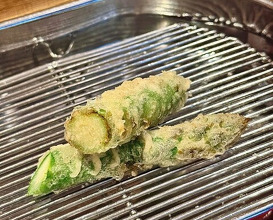 Dinner at Tempura Fukamachi (てんぷら 深町)