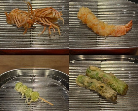 Dinner at Tempura Fukamachi (てんぷら 深町)