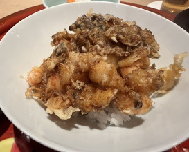 Dinner at Tempura Fukamachi (てんぷら 深町)