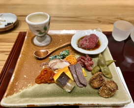 Dinner at Niku Ryori Fukunaga (肉料理ふくなが)