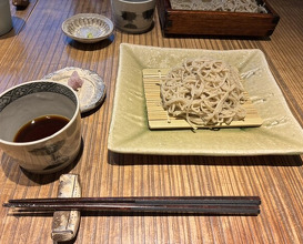 Dinner at Teuchi Soba Jiyu San (手打蕎麦 じゆうさん)