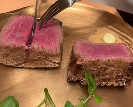 Dinner at Steak House Kitchen Ribbon (ステーキハウス キッチンリボン)