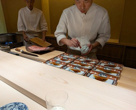 Dinner at Kurumasushi