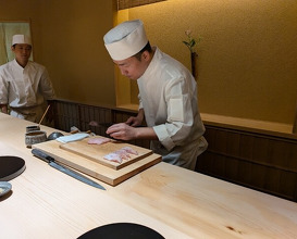 Dinner at Kurumasushi
