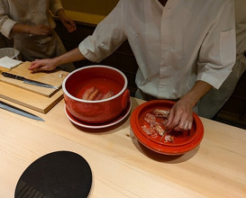 Dinner at Kurumasushi