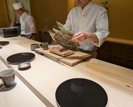 Dinner at Kurumasushi
