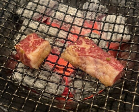 Dinner at Sumibi Yakiniku Kyuu (炭火焼肉 久)
