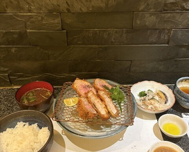 Dinner at Tonkatsu Mange (とんかつ マンジェ)