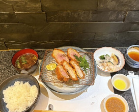 Dinner at Tonkatsu Mange (とんかつ マンジェ)