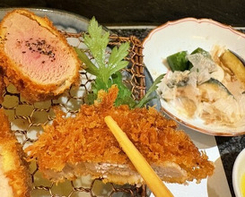 Dinner at Tonkatsu Mange (とんかつ マンジェ)
