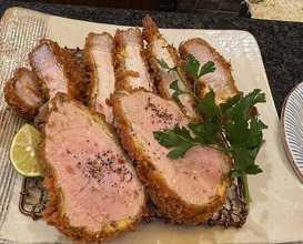 Dinner at Tonkatsu Mange (とんかつ マンジェ)