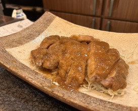 Dinner at Tonkatsu Mange (とんかつ マンジェ)