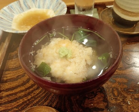 Dinner at Akita Tempura Mikawa (秋田 てんぷら みかわ)