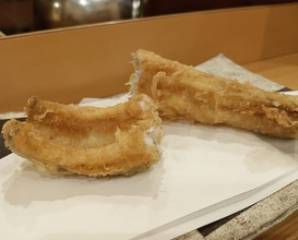 Dinner at Akita Tempura Mikawa (秋田 てんぷら みかわ)