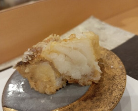 Dinner at Akita Tempura Mikawa (秋田 てんぷら みかわ)