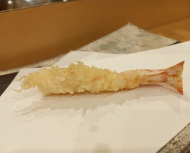 Dinner at Akita Tempura Mikawa (秋田 てんぷら みかわ)