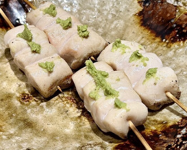 Dinner at YAKITORI Moe es (YAKITORI 燃 es)