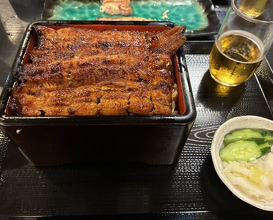 Dinner at Unagi Musashino (鰻 むさし乃)