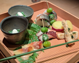 Dinner at Myoken Ishihara So Shokusai Ishikura (妙見石原荘 食菜石蔵)
