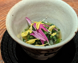 Dinner at Myoken Ishihara So Shokusai Ishikura (妙見石原荘 食菜石蔵)