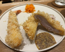 Dinner at Tonkatsu Narikura（Minami-Asagaya）