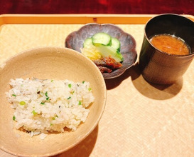Dinner at Nara Nicon (奈良 而今)