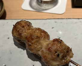 Dinner at Yakitori Omino