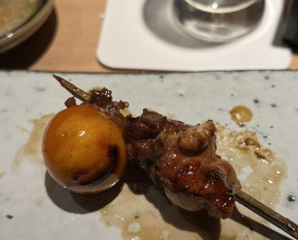 Dinner at Yakitori Omino