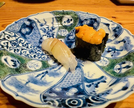 Dinner at Otome Zushi (乙女寿司)