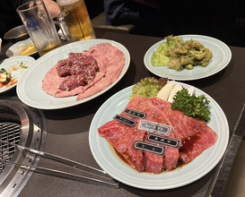 Dinner at Yakiniku Seiryuuen (焼肉 静龍苑)