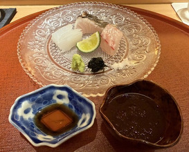 Dinner at Japanese restaurant Seizan