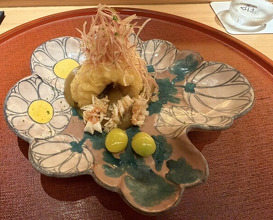 Dinner at Japanese restaurant Seizan