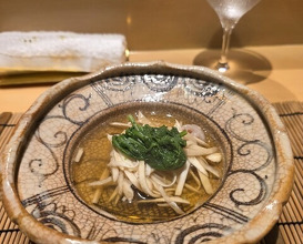 Dinner at Ginza Shinohara