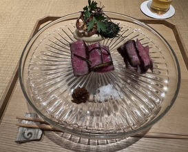 Dinner at Shorenin Monzeki Mae Tsukioka (青蓮院門跡前 月おか)