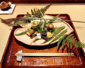 Dinner at Shorenin Monzeki Mae Tsukioka (青蓮院門跡前 月おか)