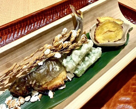 Dinner at Shorenin Monzeki Mae Tsukioka (青蓮院門跡前 月おか)