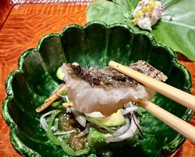 Dinner at Shorenin Monzeki Mae Tsukioka (青蓮院門跡前 月おか)